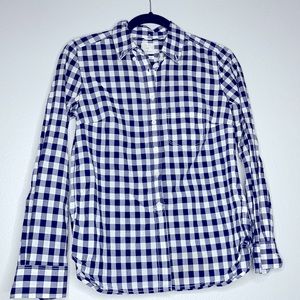 Gap Gingham Boyfriend Button-down